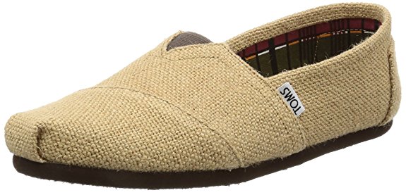 Toms's Mens Classic Burlap Style 1004A07 Black and Natural