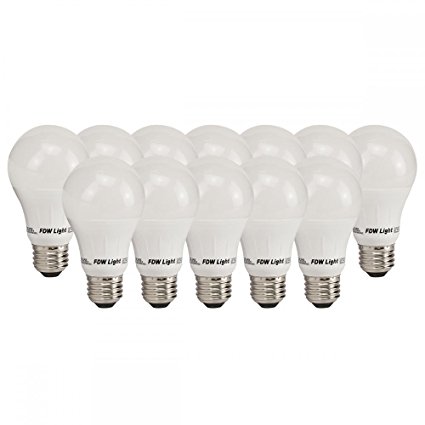 60 Watt Equivalent SlimStyle A19 LED Light Bulb Soft White 3000K 12 Pack 60W