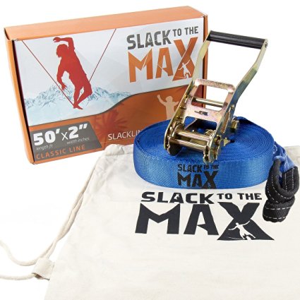 Slack to the Max 50-Feet Classic Slackline