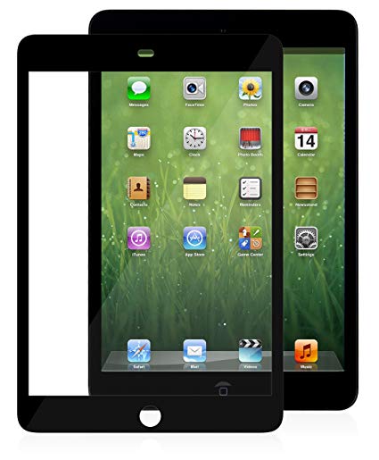 Moshi iVisor Screen Protector XT (Crystal Clear) for iPad Mini, iPad Mini 2, iPad Mini 3NOT Compatible with iPad Mini 4 - Black