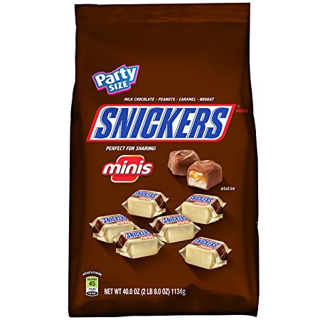 SNICKERS Minis Size Chocolate Candy Bars 40-Ounce Bag