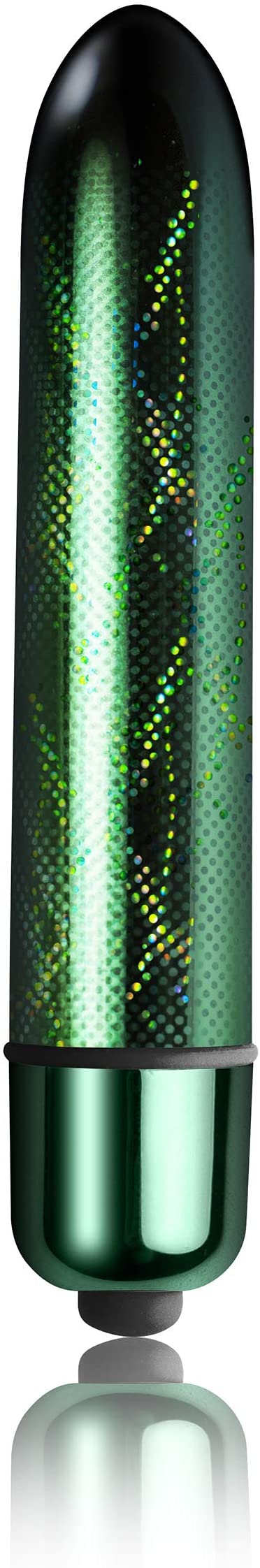 Rocks Off Cosmic Delight Holographic Bullet - Electra Green