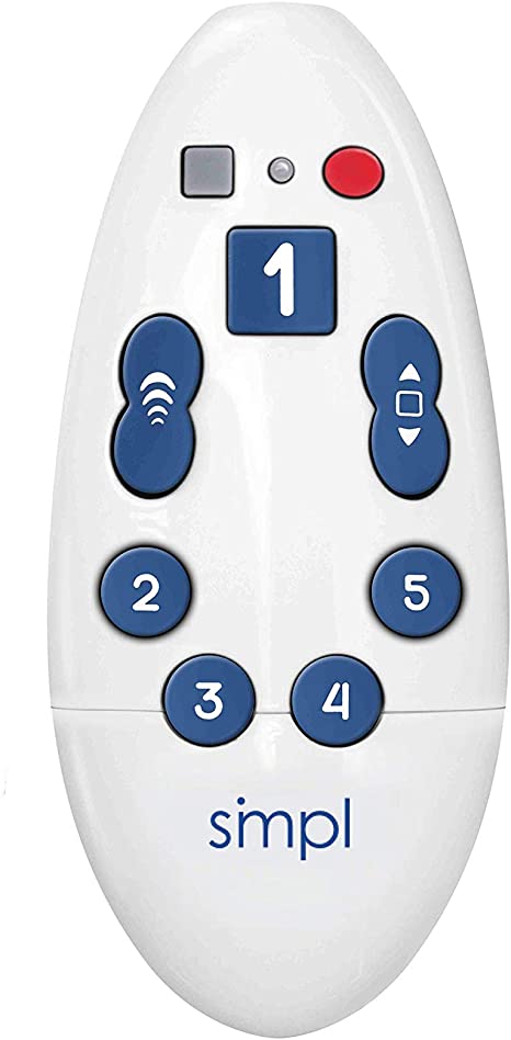 smpl Large Button Universal TV Remote. Eliminate The Frustration of TV Remotes. Go to Your Favorite Channel with One Press. Ease Caregiver Stress