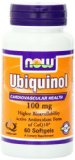 Now Foods Ubiquinol 100mg Soft-gels 60-Count