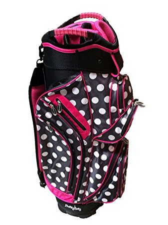 Molhimawk Women's M2500 Cart Bag, Pink Polka