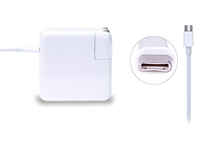 Egoway Apple 61W Replacement USB-C Power Adapter for Macbook Pro 13 Inch -2016 Version Only with USB-C Connection