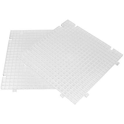 Creator's Waffle Grid 2-Pack Clear Modular Surface For Glass Cutting, Small Parts, Debris, or Liquid Containment. Use At Home, Office, And Shop. Works With Creator's And Morton Products