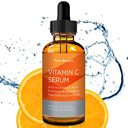 Vena Beauty Vitamin C Facial Serum Anti-Aging Facial Serum with Hyaluronic Acid (White)