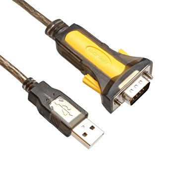IOCrest SI-ADA15060 USB 2.0 to RS232 DB9 Male Serial Cable PL2303 Chipset 1.5M, USB Legacy Adapter