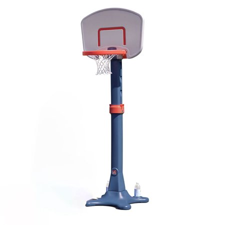 Step2 Durable Adjustable Child Shootin Hoops Pro Basketball Hoop and Ball, Blue