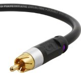 Mediabridge ULTRA Series Subwoofer Cable 8 Feet - Dual Shielded with Gold Plated RCA to RCA Connectors - Black