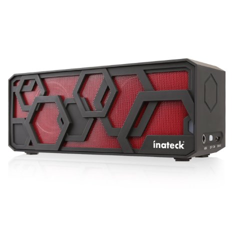 Inateck Portable Hi-Fi Bluetooth 40 Wireless Speaker with 15 Hour Rechargeable Battery and Precision Enhanced Bass BTSP-10 Plus