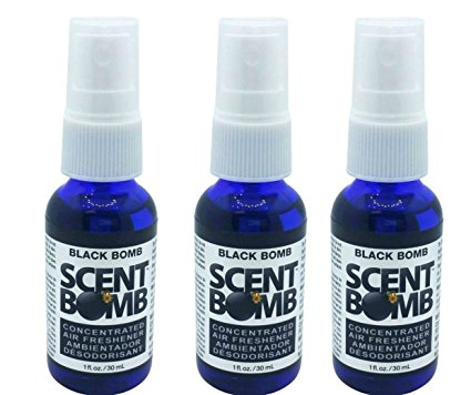 Scent Bomb Super Strong 100% Concentrated Air Freshener - 3 PACK (Black Bomb)