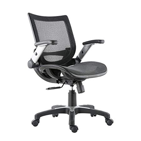 Poly and Bark Karlen Office Chair in Mesh, Black