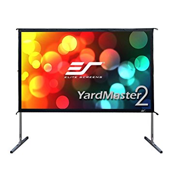 Elite Screens OMS120HR2 Yard Master 2 Series Portable Outdoor/Indoor Movie Theater Projection Screen, Light-Weight Frame, 120-Inch Diag. 16:9
