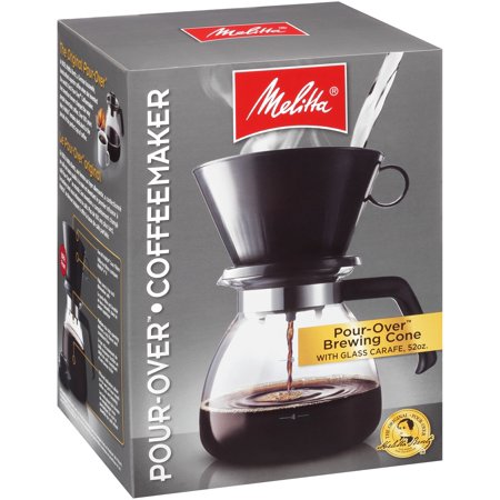 Melitta® Pour-Over™ Brewer 10 Cup Coffee Maker with Glass Carafe Box