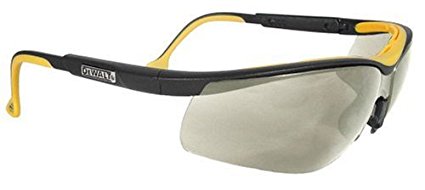 Dewalt DPG55-9C Dual Comfort Indoor/Outdoor High Performance Protective Safety Glasses with Dual-Injected Rubber Frame and Temples