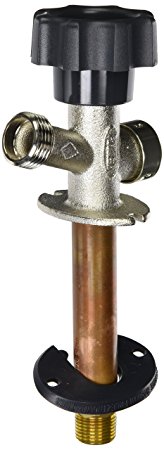 Prier 478-04 Mansfield Style Residential Anti-Siphon Wall Hydrant, 4-Inch