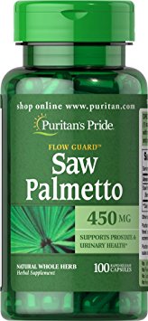 Puritan's Pride Saw Palmetto 450 mg-100 Capsules