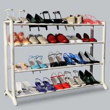 1 Best Shoe Rack Organizer Storage Bench -100 Lifetime Money Back Guarantee -Store up to 20 Pairs of Shoes and Say Goodbye to Messy Piles of Shoes Cluttering Your Closet Cabinet and Entryway - Big Shoe Racks Shelves - Made From High-quality Plastic Polymer so Its Built to Last - Easy to Assemble - No Tools Required - Your Purchase Is Secured By a Lifetime Guarantee