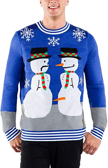 Tipsy Elves Men's Ugly Christmas Sweaters - Hiliarious Holiday Comfy Pullovers