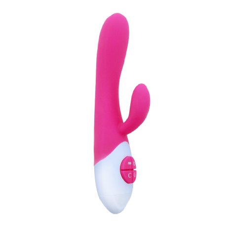 Rabbit Waterproof G-spot Vibrator, VKSOHOT 16-Mode Vibrant Silicone Vibrator Stimulator Vagina and Clitoris Sex Massager, Sex Toys for Women, Men or Couple (Rose Pink)