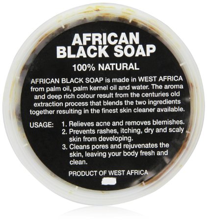 100 Pure African Black Liqiud Soap 8 oz