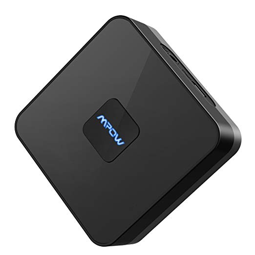 Mpow Bluetooth Music Receiver with Built-in Noise Isolaor, Bluetooth Audio Adapter for Music Streaming Sound System, No Battery for Never Power Off (Bluetooth 4.1, Dual Link, Auto-Reconnect)
