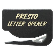 Presto Letter Opener (Package of 5) Made in the USA
