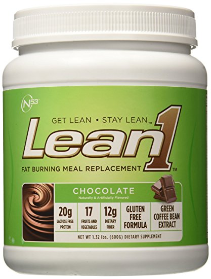 Lean1 Fat Burning Meal Replacement, Chocolate, 1.32 lbs.
