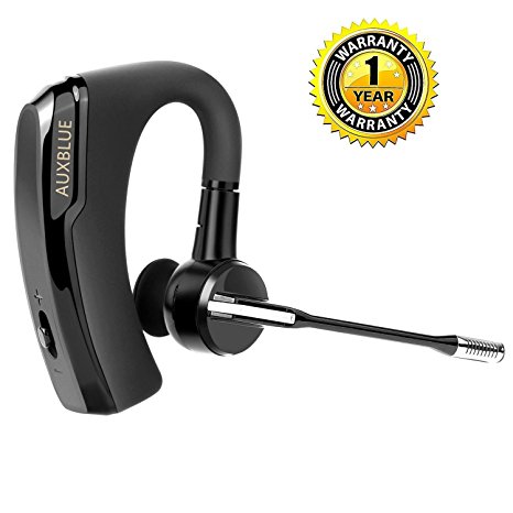 Wireless Bluetooth Headset, Hands Free Wireless Earpiece In-Ear Earphones Noise Reduction Earbuds with Mic for Drivers Talking,Business - Compatible with iPhone, Android Cell Phones