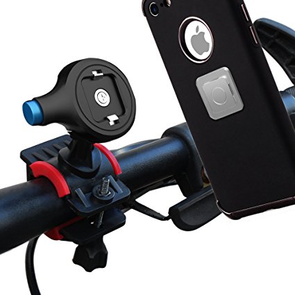 Matone Bike Phone Mount Holder, Fits for iPhone Samsung Galaxy Nexus HTC LG Smartphones, 360 Degrees Rotation and Adjustable Clamp [Easy Mount & Quick Release] for Most Bicycles & Motorcycles