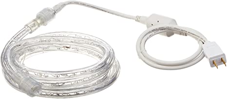 CBconcept 120VLR6.6FT-CW 6.6-Feet 120V 2-Wire 1/2-Inch LED Rope Light with 1.0-Inch LED Spacing