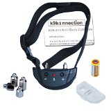 K9konnection Anti Bark Dog Collar with Adjustable Vibration Shock Levels for Small Medium and Large Dogs - Effective No Bark Control Electric Training Device Designed to Stop Barking - Features Pet Safe Warning Tone - Extra Bonus Guide Included- 12 Month Warranty
