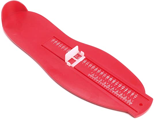 RED UK Foot Sizer Child/Adult Feet Measure Device Size EU 18-47