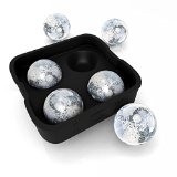 Home-Complete Ice Ball Maker Mold - 4 Whiskey Ice Balls -Premium Round Spheres Tray