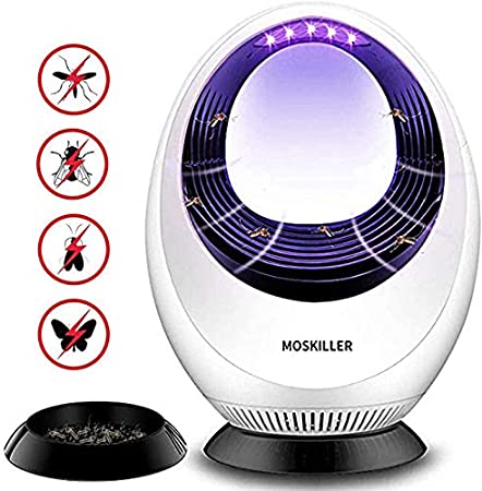 Bug Zapper Mosquito Killer, Indoor UV Light Fly Pests Insects Attractant Trap Lamp Non Toxic Zapper for Home Bedroom,Kitchen,Office,Patio