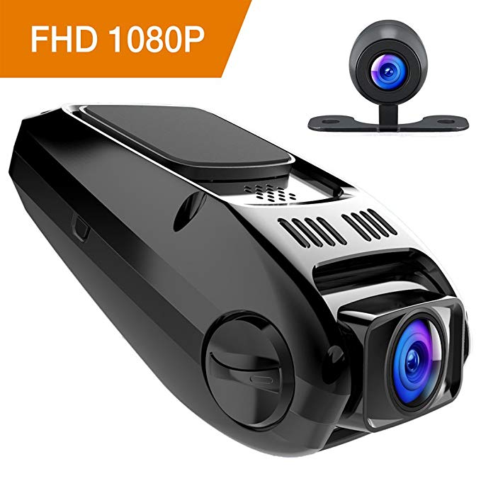APEMAN Dash Cam Car DVR Dashboard FHD 1080P 170 Wide Angle Dual Dash Camera with G-Sensor, WDR, Loop Recording, 6G Lens, Motion Detection etc