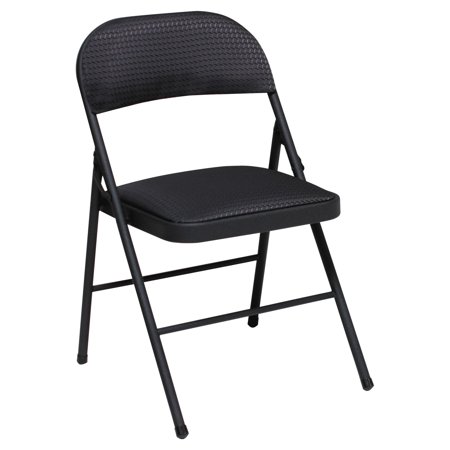 Cosco Deluxe Metal and Fabric Folding Chair, Set of 4