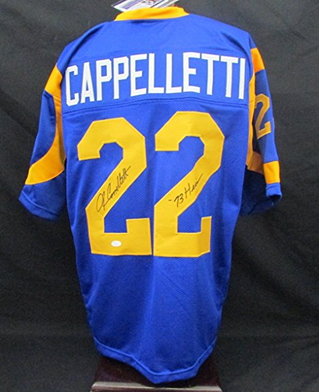 John Cappelletti St. Louis Rams Autographed/Signed Jersey JSA