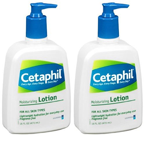 Cetaphil Fragrance Free Moisturizing Lotion 16-Ounce Bottles Pack of 2