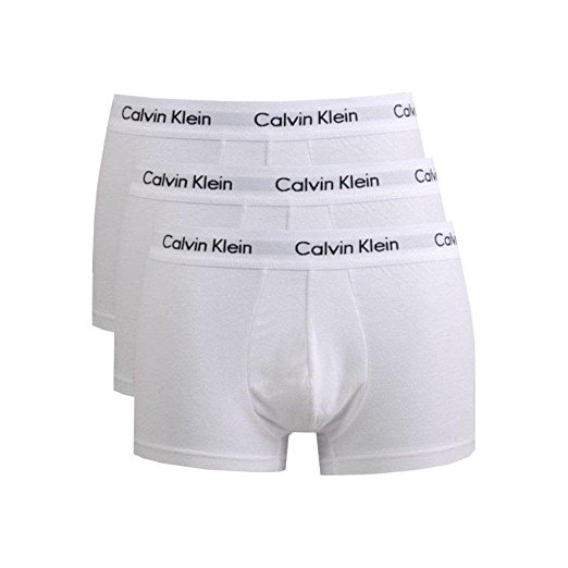 Calvin Klein Mens Cotton Stretch Low Rise Trunk (3 Pack)