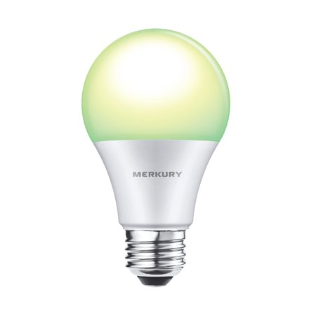 Merkury Innovations Color Smart A21 Light Bulb, 75W Equivalent, No Hub Required
