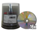 100 JVC Taiyo Yuden 16X DVD-R 47GB Silver Thermal Lacquer