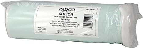 U.S. Cotton Padco Non-sterile Cotton Roll, 1-Pound