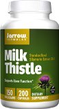 Jarrow Formulas Milk Thistle Standardized Silymarin Extract 301 Ratio 150 mg per Capsule 200 Gelatin Capsules