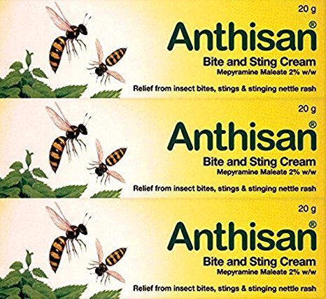 Anthisan Bite & Sting Cream 20g x 3 Packs