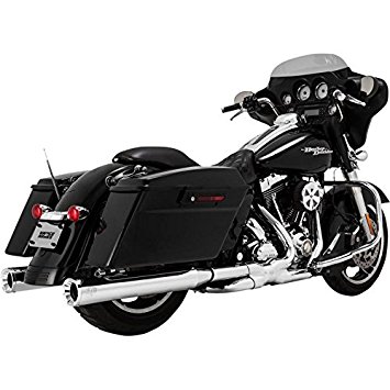 Vance & Hines Chrome 4-Inch Slip-On Muffler for Harley-Davidson Touring models