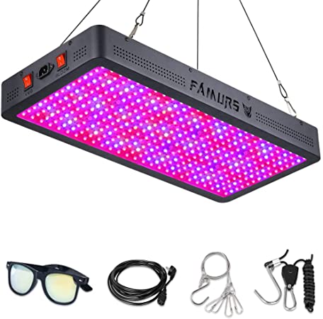 FAMURS Triple Chips 4000W LED Grow Light Full Spectrum with Veg and Bloom Two Switch LED Plant Grow Lamp for Greenhouse Hydroponic Indoor Plants.