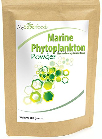 Marine Phytoplankton Powder (100g) | Highest Quality Available | The Most Powerful Superfood on the Planet | By MySuperfoods